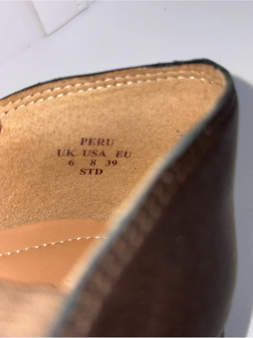 Hotter Shoes Women Sz 8 Casual Slip Ons Flats Metallic Bronze Leather Comfort